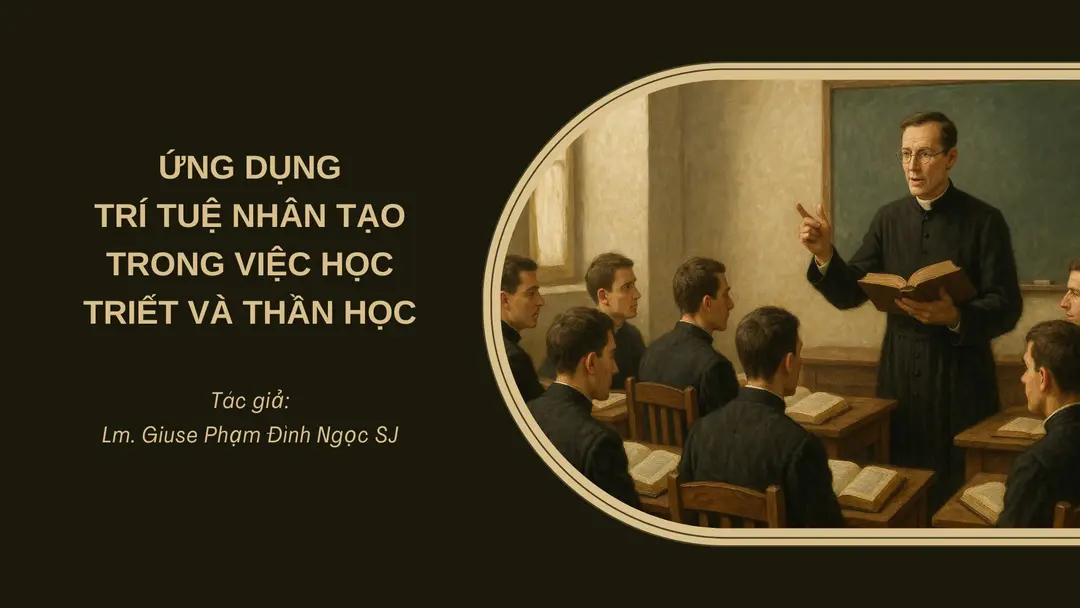 Bìa truyện ỨNG DỤNG TRÍ TUỆ NHÂN TẠO TRONG VIỆC HỌC TRIẾT VÀ THẦN HỌC